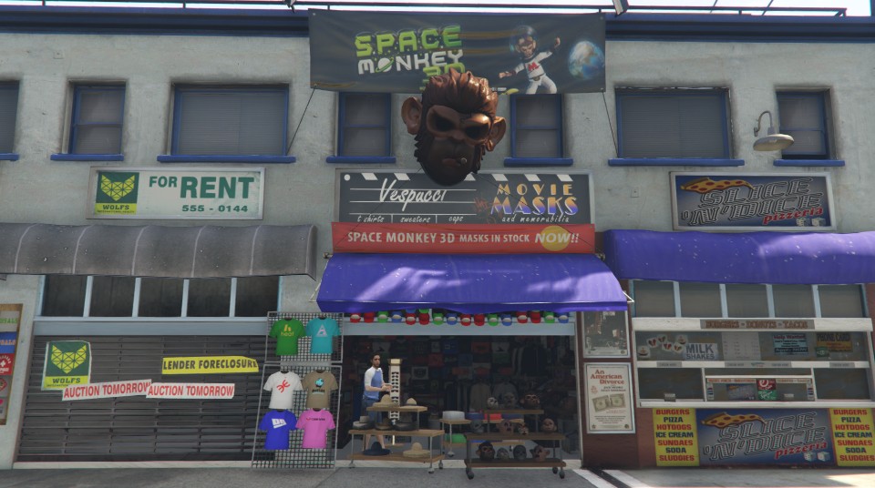 Vespucci Movie Masks Grand Theft Auto V(グランドセフトオート5)GTA5 & GTAオンライン